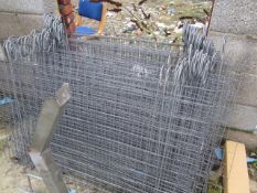 Approx. 35 galvanised wire mesh panels. Located The Nurseries, New Passage Road, Pilning, Bristol,