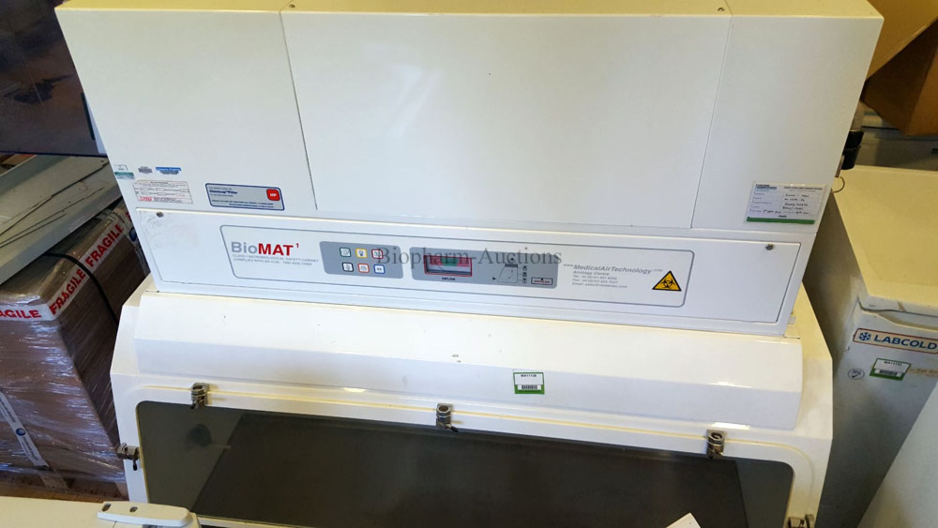 BioMAT Class 1 Microbiological safety cabinet, serial number MC 4789-74 (Ref: WA11138) - Image 6 of 8