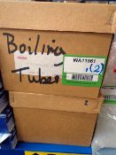 2 x boxes (approx. 70 pcs) glass boiling tubes 150ml (Ref: WA11961)