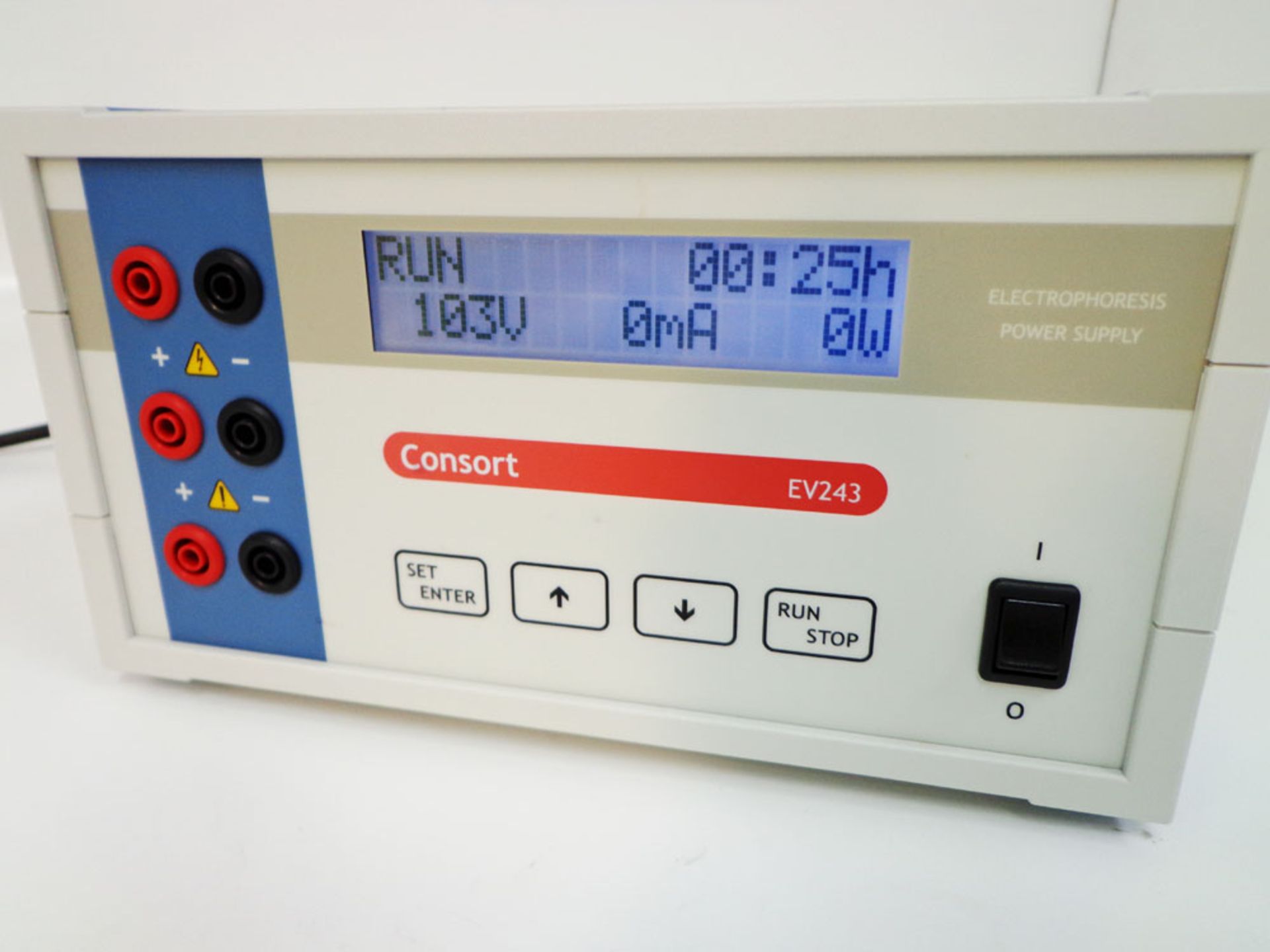 Consort EV231 Electrophoresis Power Supply, serial number 88775 (Ref: WA11812) - Image 2 of 4