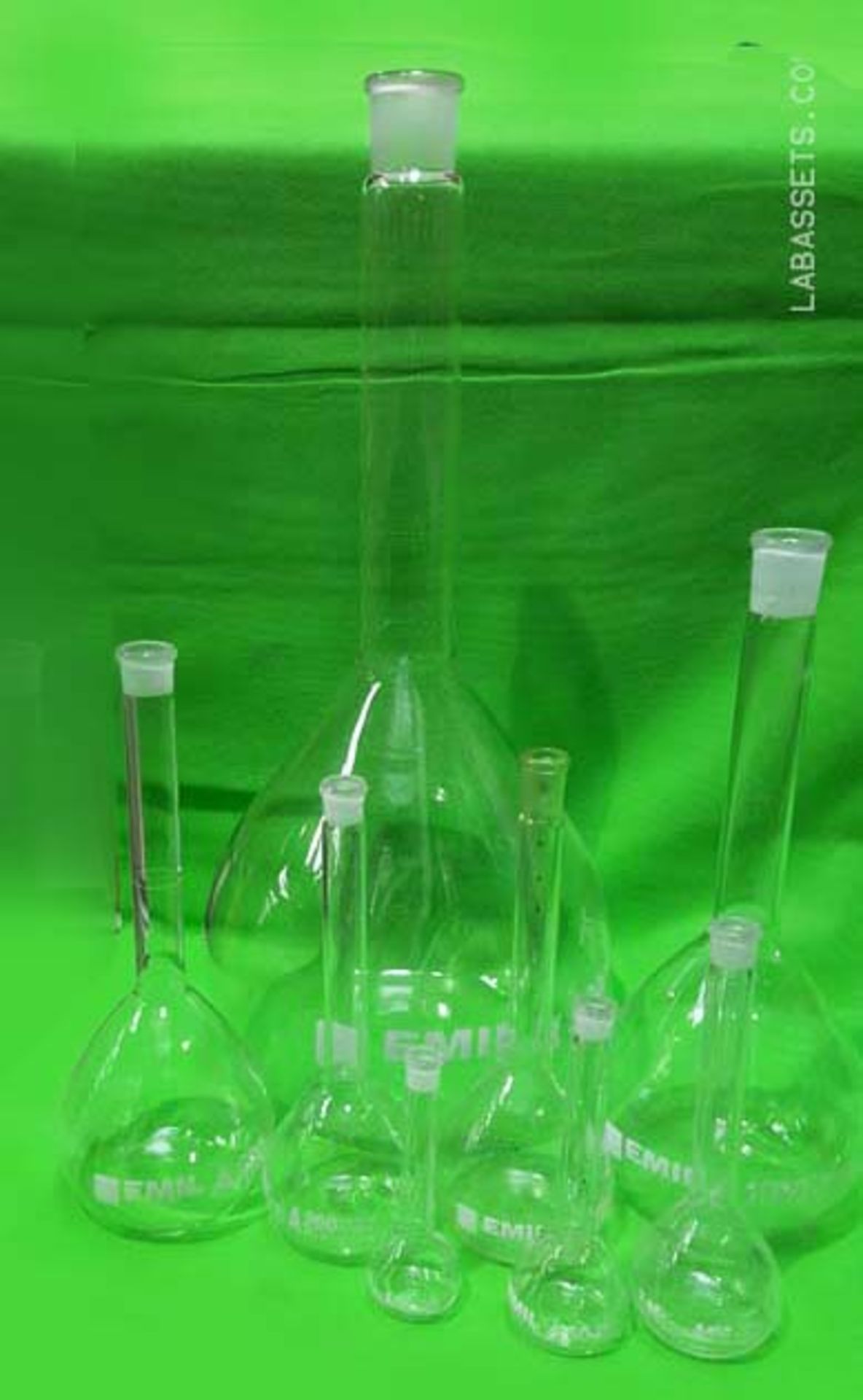 8 x EMIL long neck bottles various sizes (Ref: WA10683)