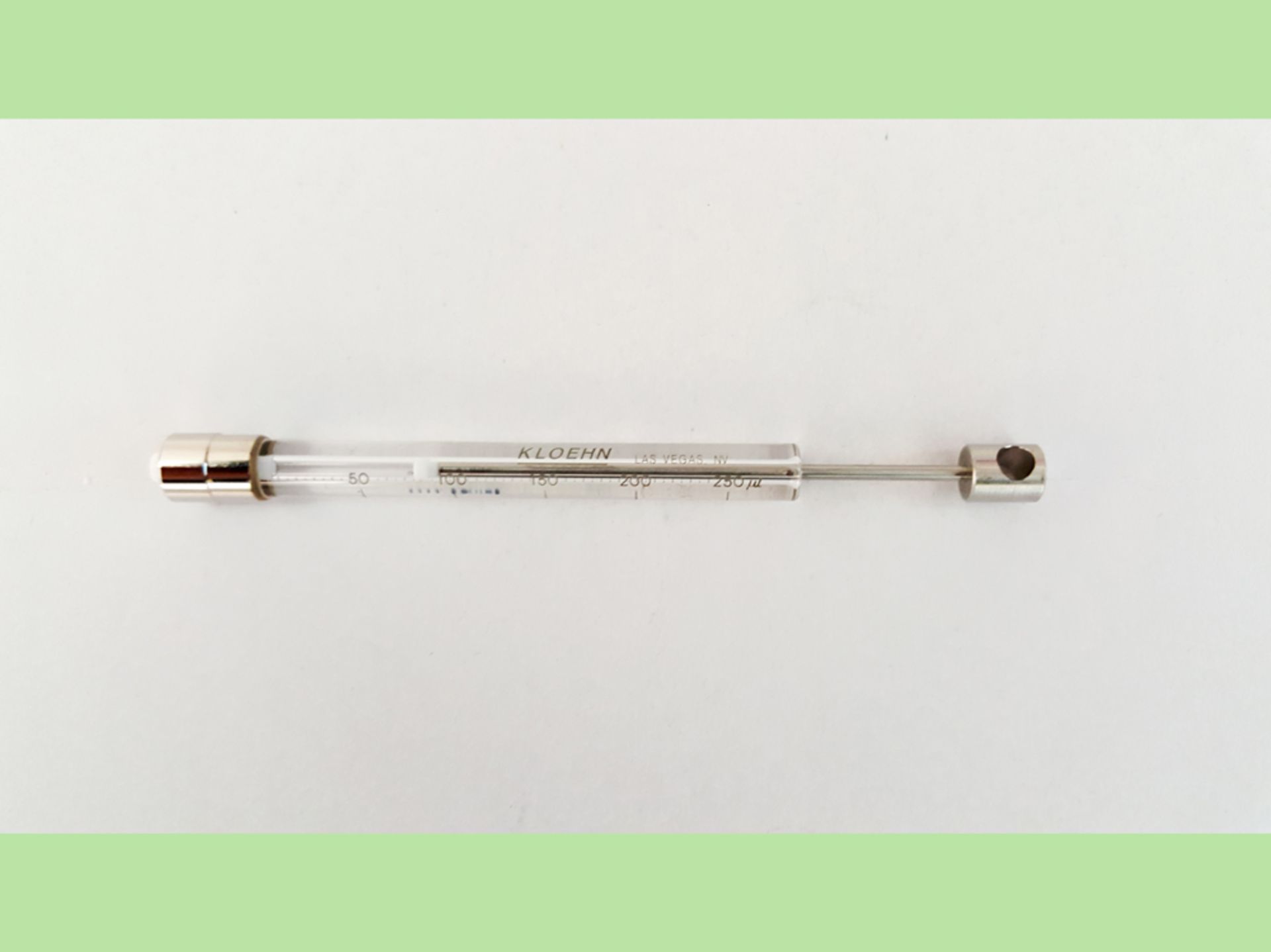Kloehn 3000 Series Syringe 250ul HPLC, P/N 160130 (Ref: WA11756) - Image 2 of 4