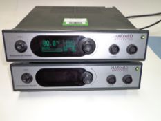 2 x Harvard Apparatus Homoeothermic monitors, serial numbers K018148 and K019640, part no. 50-7221-F