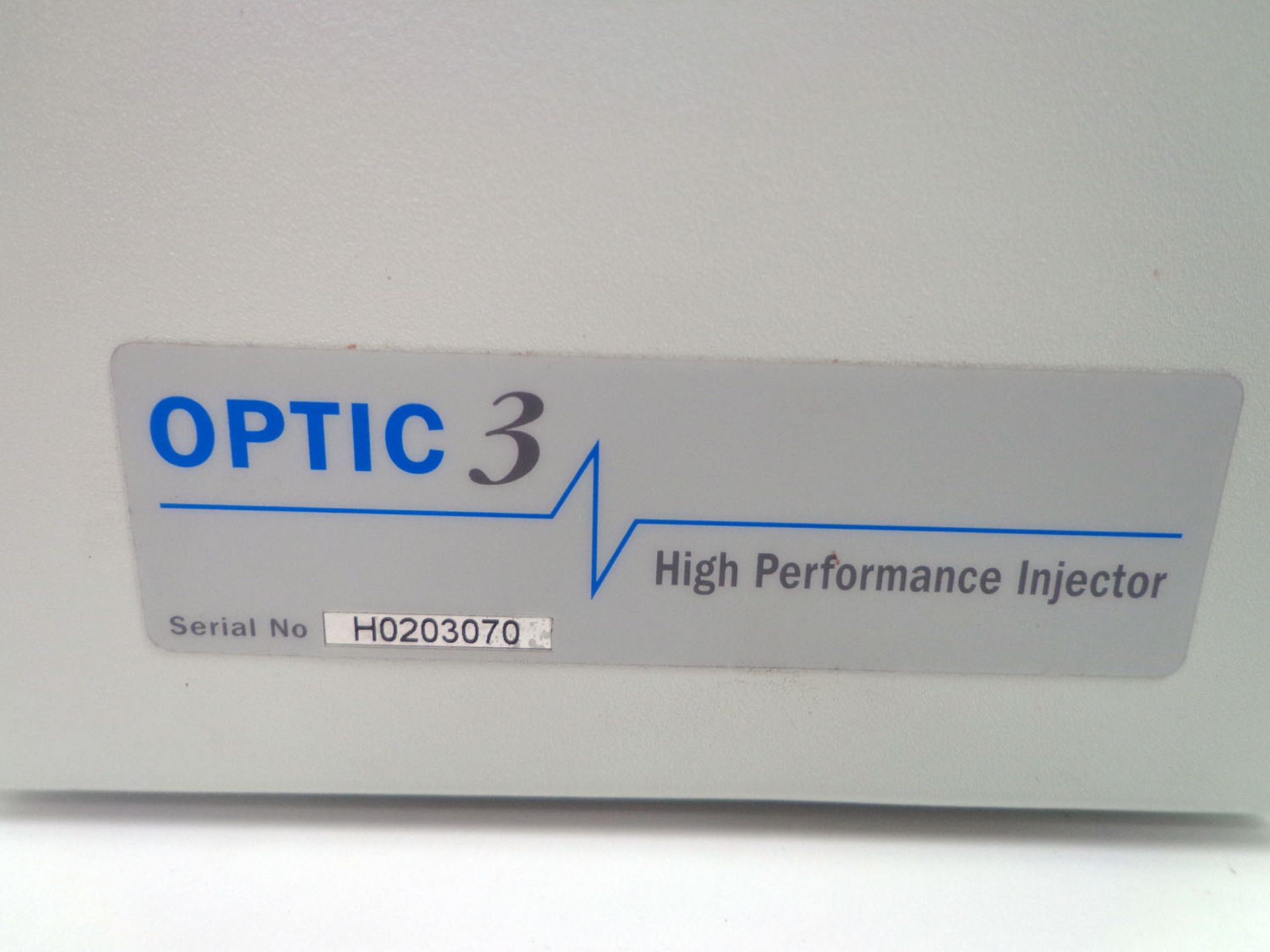 ATAS GL International Optic 3 injector High Performance , serial number H0203070 (Ref: WA10614) - Image 5 of 13