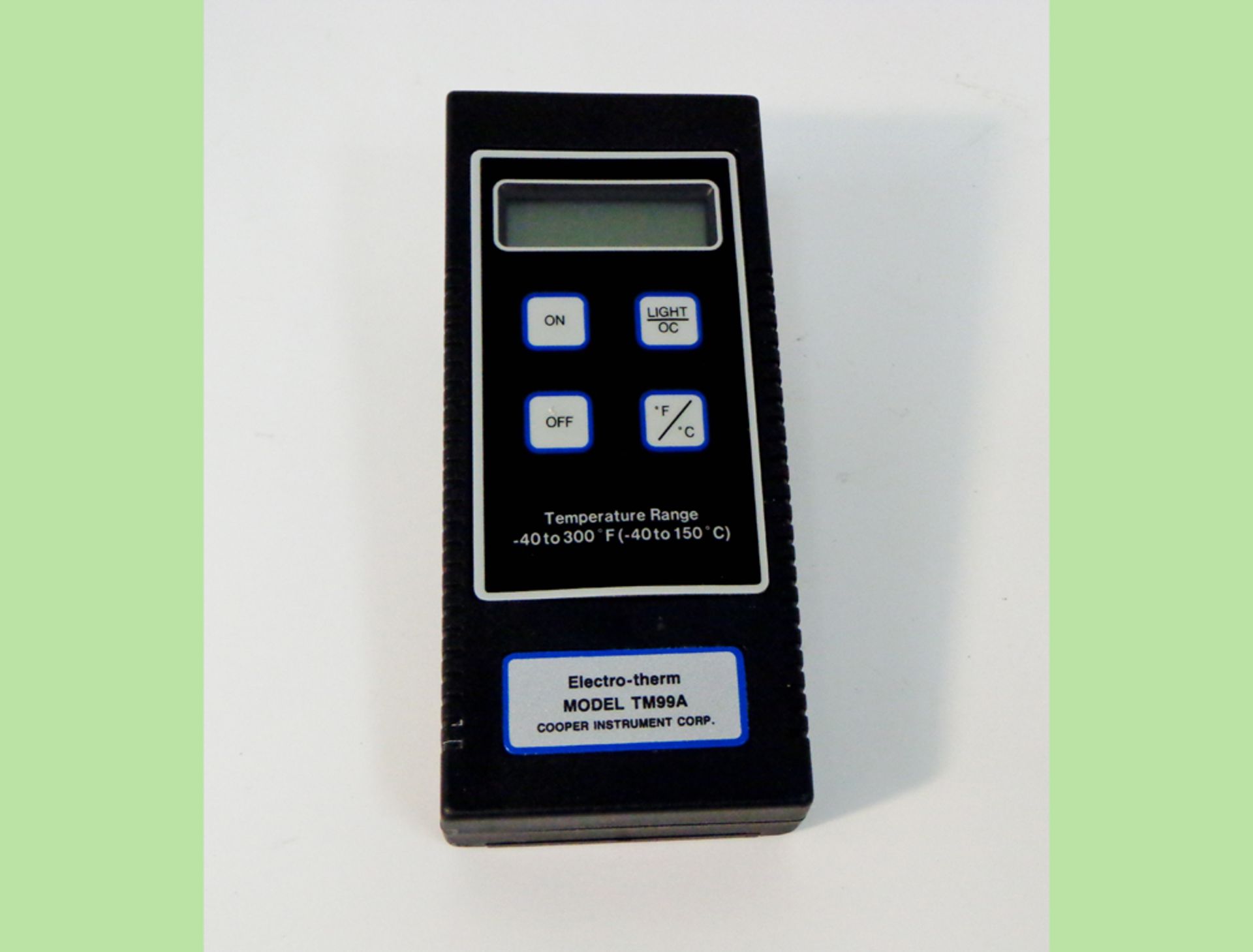 Cooper Instruments Electro-Thermal Digital Thermometer, Model TM99A, temp. range -40 - 150°C, serial