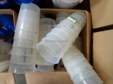 Quantity of various size Nalgene measuring containers (Ref: WA12115)