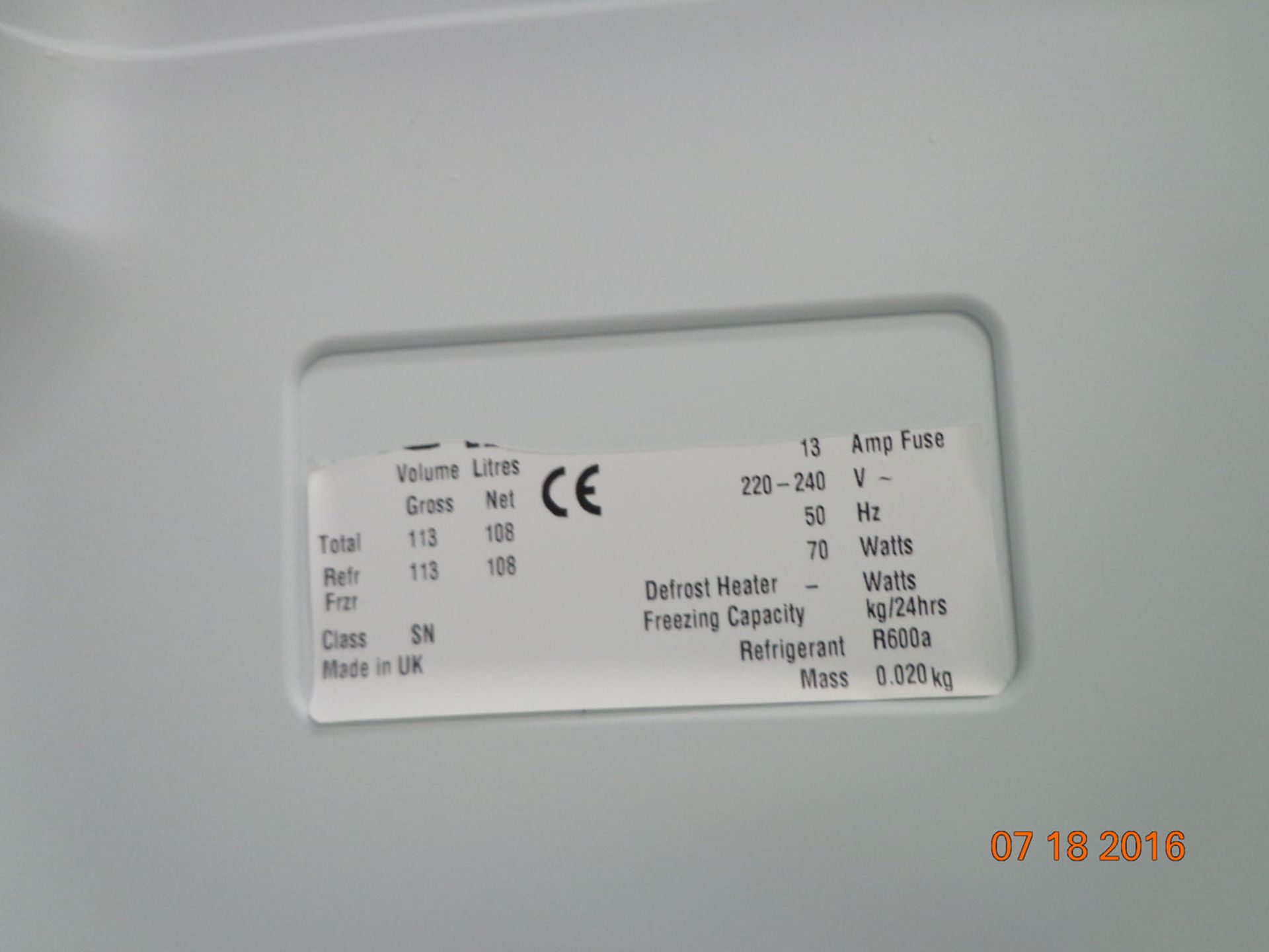 Labcold fridge (Ref: WA11131) - Image 2 of 4