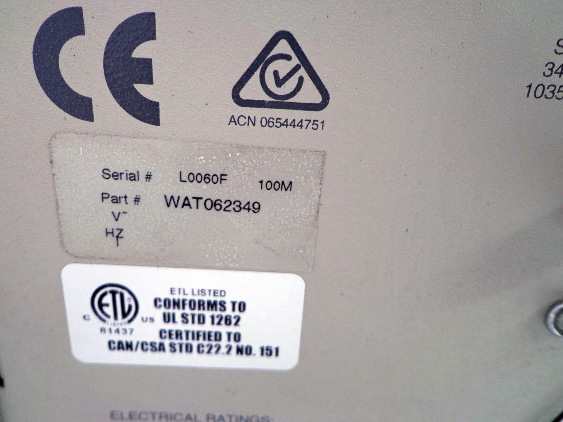 Waters 600 Delivery System with System Controller and Pump Unit, serial numbers L006CE 272T - Image 5 of 5