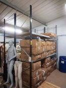 Two bays of adjustable boltless racking (as lotted), approx 2800 x 2700 x 900mm per bay