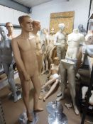 Quantity of assorted mannequins and stands