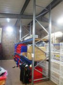 Three bays of adjustable boltless racking (as lotted), approx 2800 x 4100 x 1100mm per bay