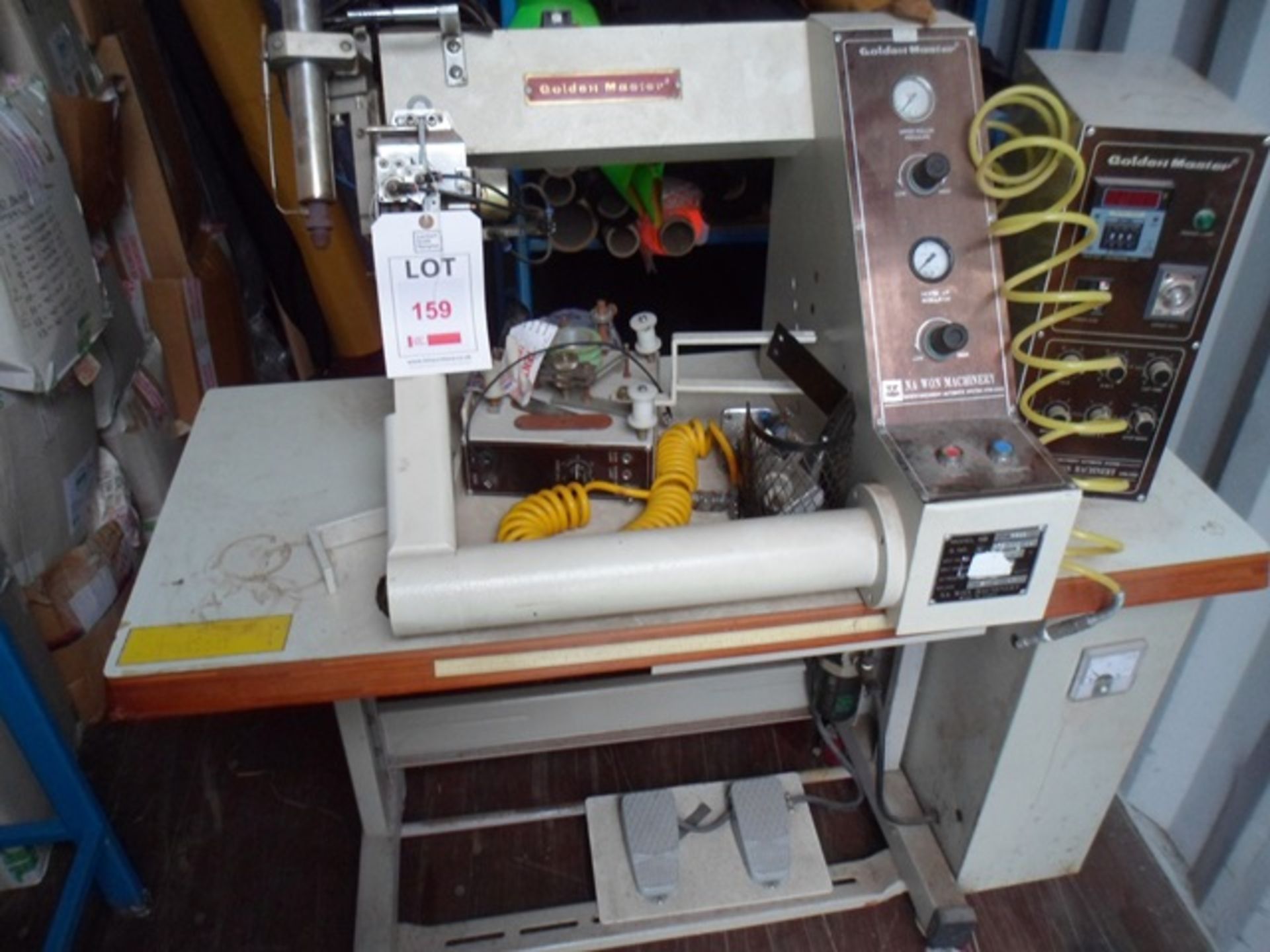 NA Won Machinery Golden Master HTM-3500 hot air seaming machine, serial no: 980918602 (1998) (out of