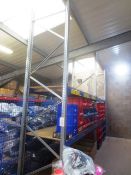 Two bays of adjustable boltless racking (as lotted), approx 2800 x 4100 x 1100mm per bay