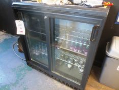 Gamko twin glass sliding door bottle chiller (2003) (excludes contents)