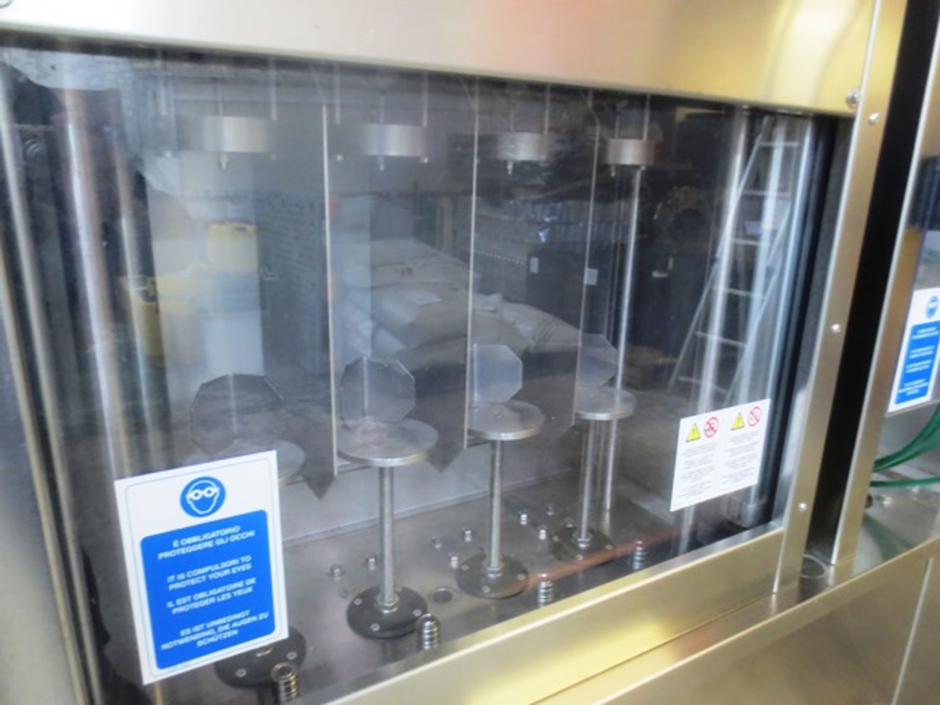 IC Filling Systems stainless steel 4 head bottle filler and capping station, model 441 Compact - Image 2 of 4