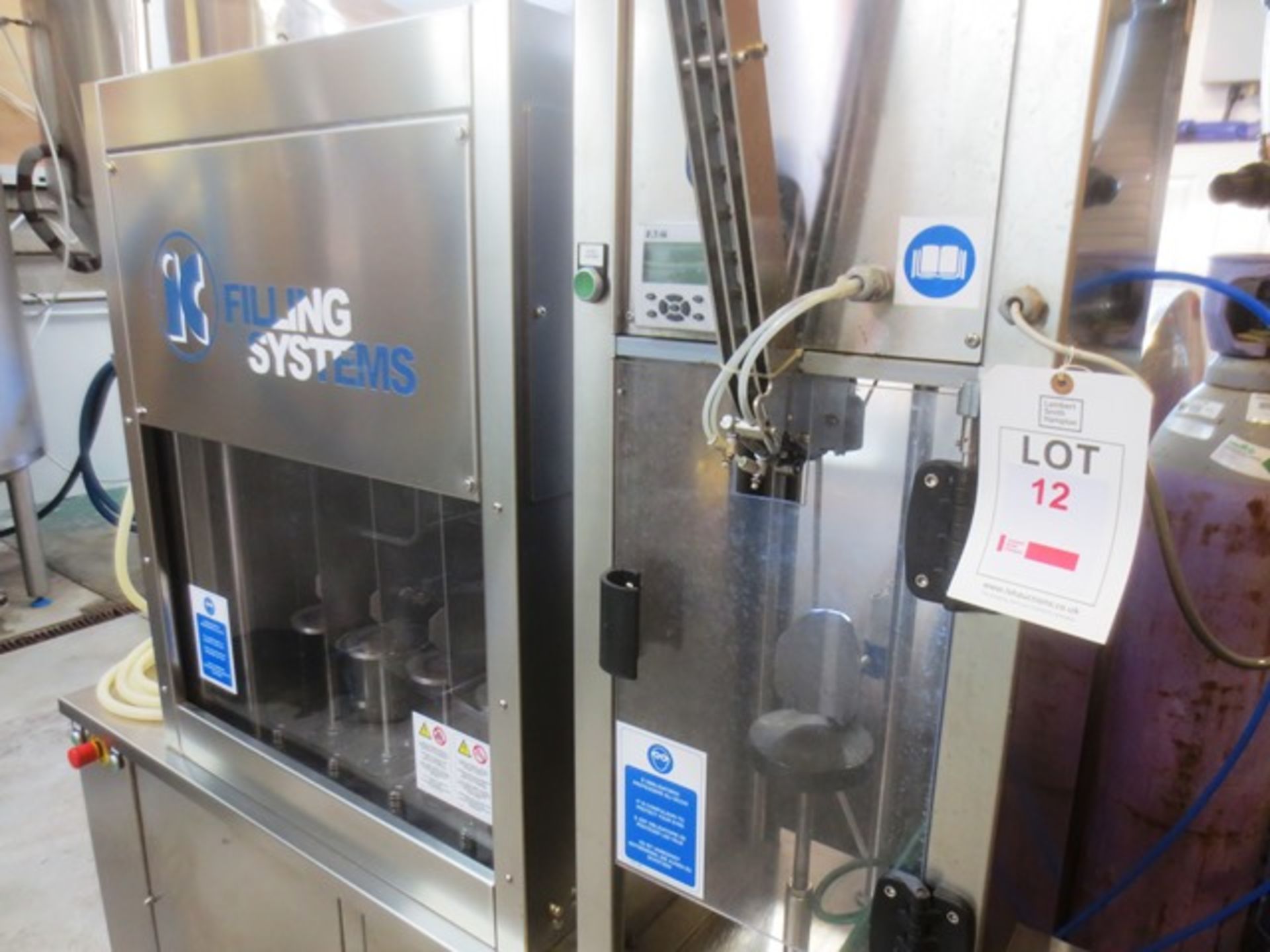 IC Filling Systems stainless steel 4 head bottle filler and capping station, model 441 Compact - Image 3 of 4