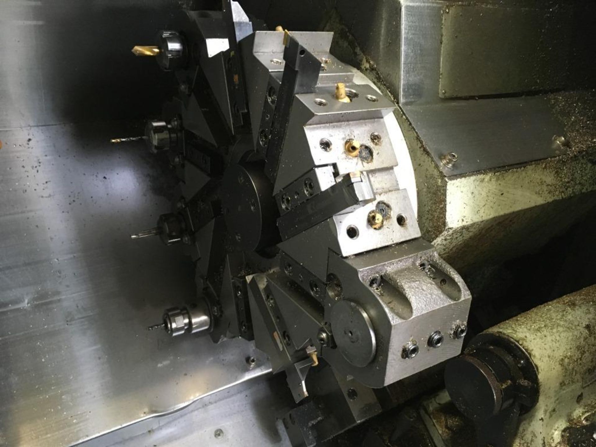 Doosan S280 CNC lathe with FANUC Series Oi-T control, 10 tool changer, Serial No. LNG-1142 with - Image 6 of 15