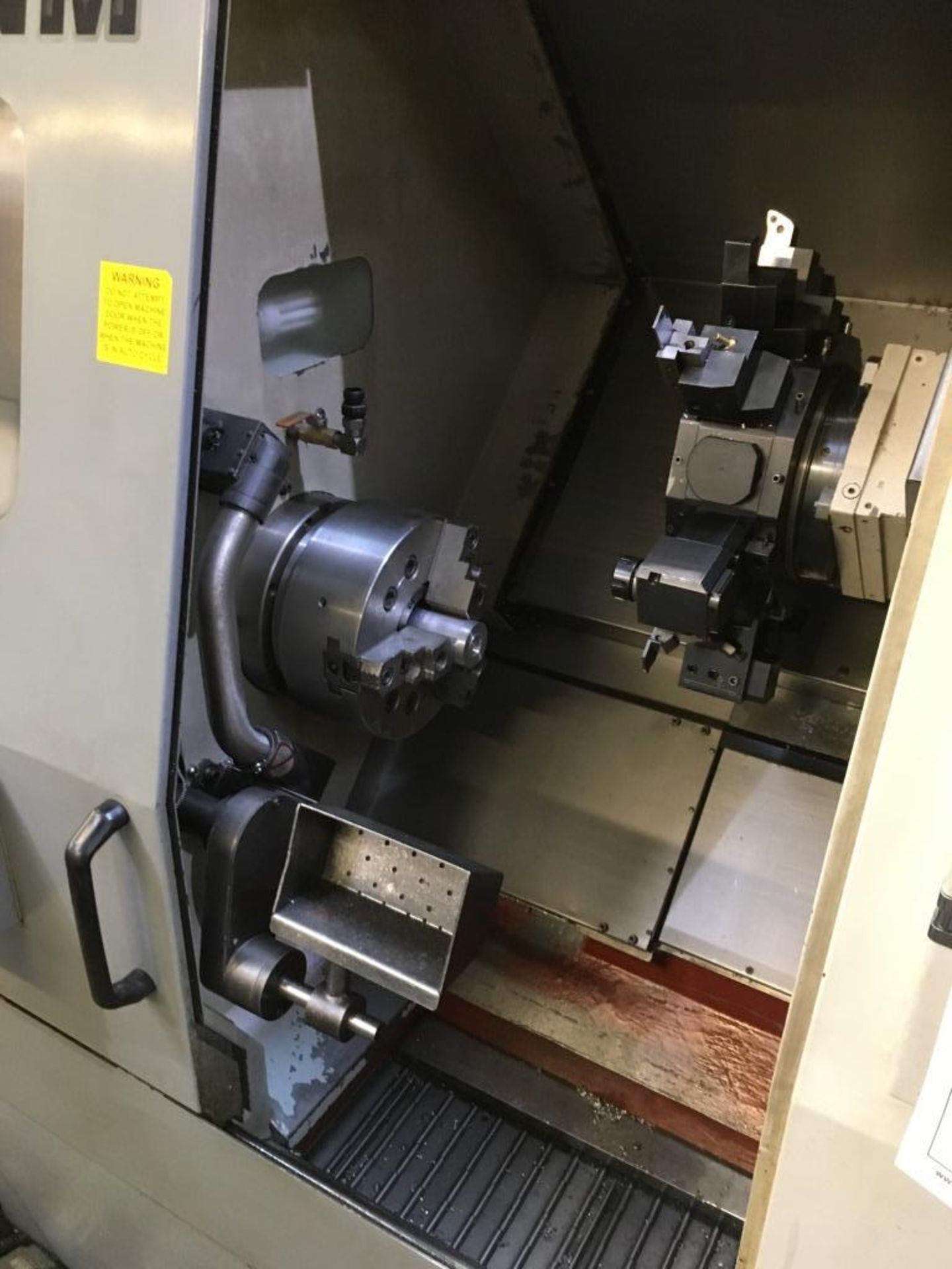 Doosan Mecatec S310NM CNC lathe with FANUC Series 21i TB control, driven tooling and 12 tool - Image 8 of 15