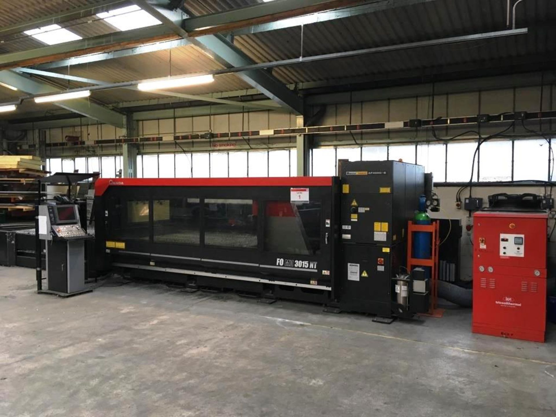Amada FO MII 3015 NT 4 kw laser cutter, Year of manufacture: 2011, Serial No. 033, approx. 15,000