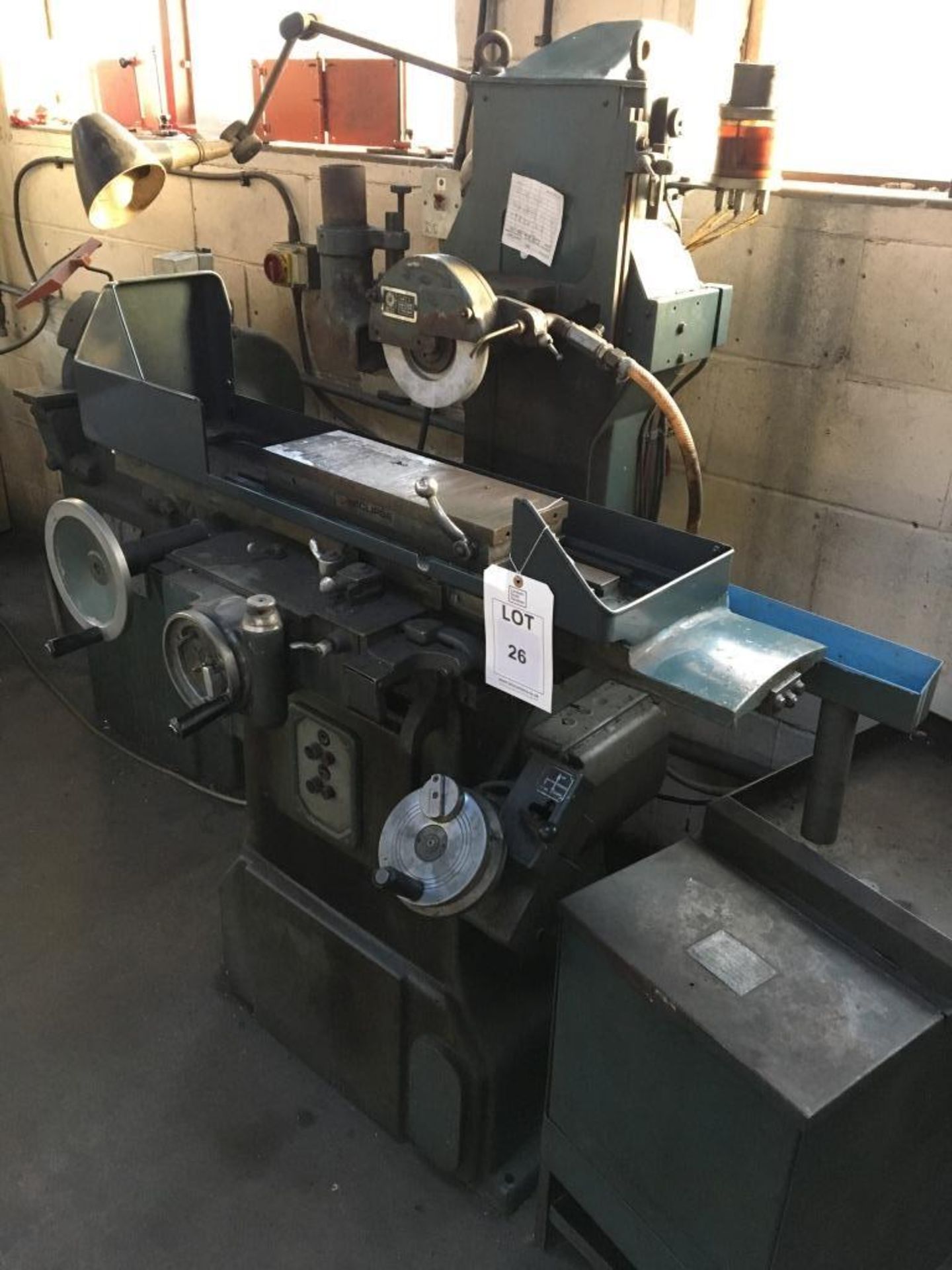 Jones and Shipman surface grinder with Eclipse magnetic bed. This lot cannot be confirmed to be in