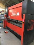 Amada HFE 100-3 CNC hydraulic downstroking press brake, Year of manufacture: 2000, Serial No.