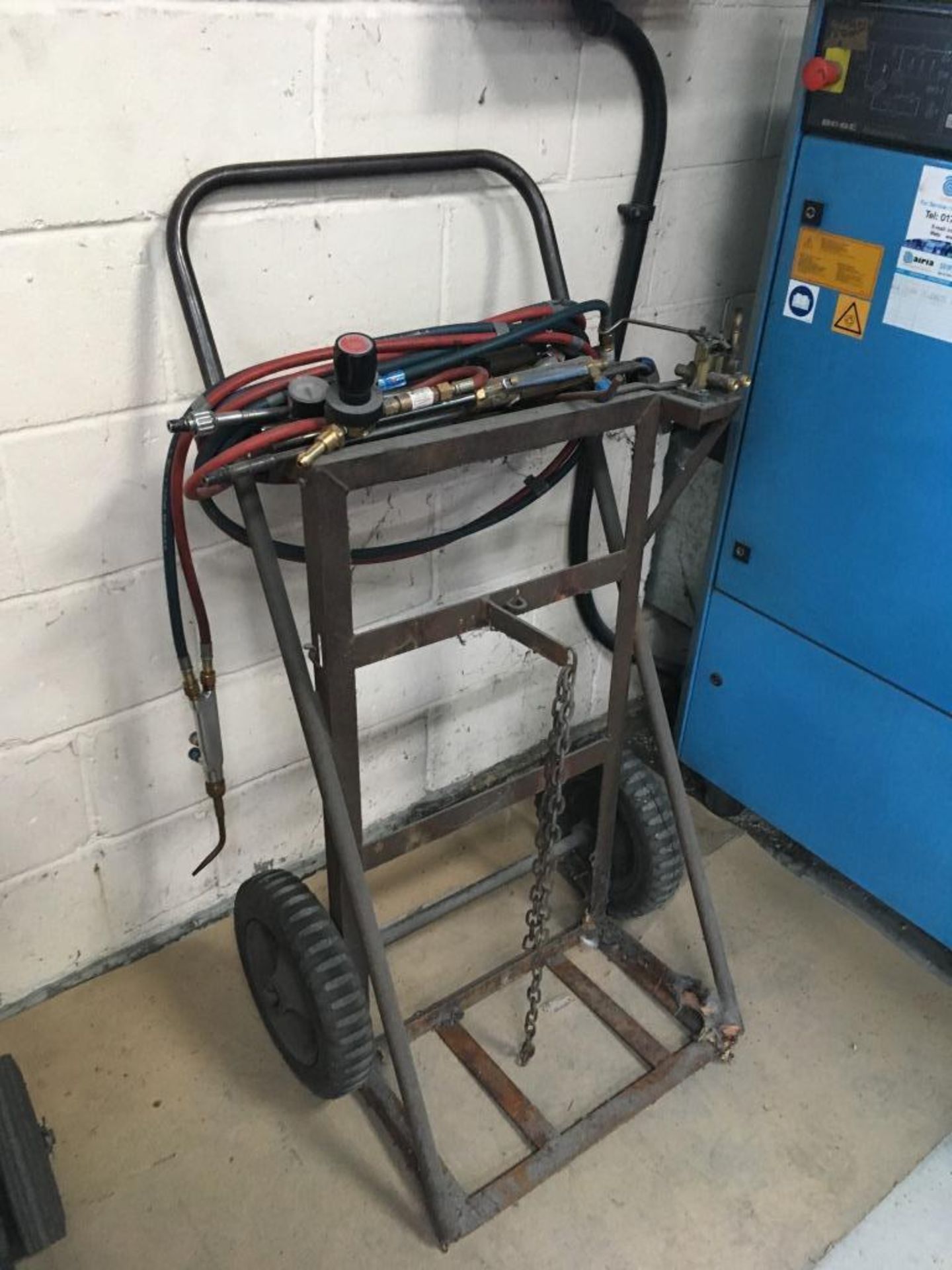 Oxy-acetylene welding set and trolley - Image 2 of 3