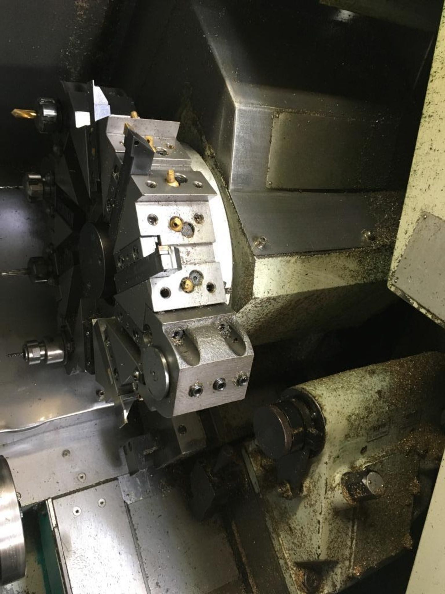 Doosan S280 CNC lathe with FANUC Series Oi-T control, 10 tool changer, Serial No. LNG-1142 with - Image 8 of 15