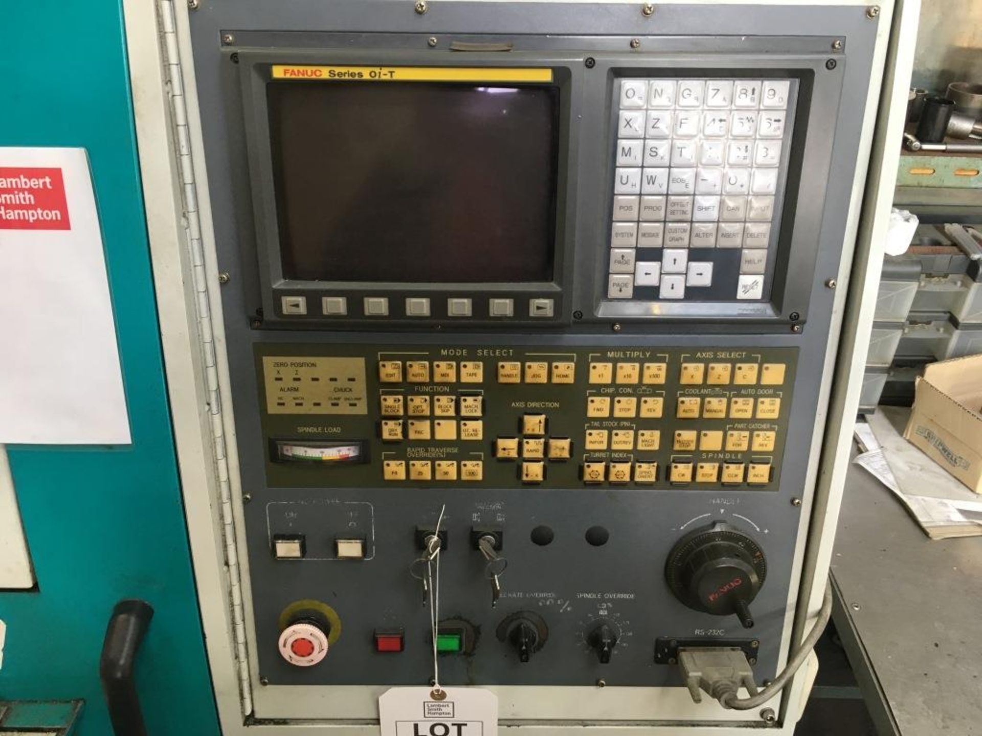 Doosan S280 CNC lathe with FANUC Series Oi-T control, 10 tool changer, Serial No. LNG-1142 with - Image 9 of 15