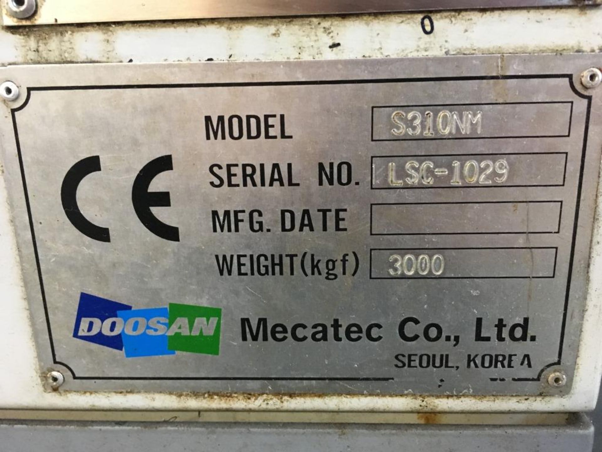 Doosan Mecatec S310NM CNC lathe with FANUC Series 21i TB control, driven tooling and 12 tool - Image 10 of 15