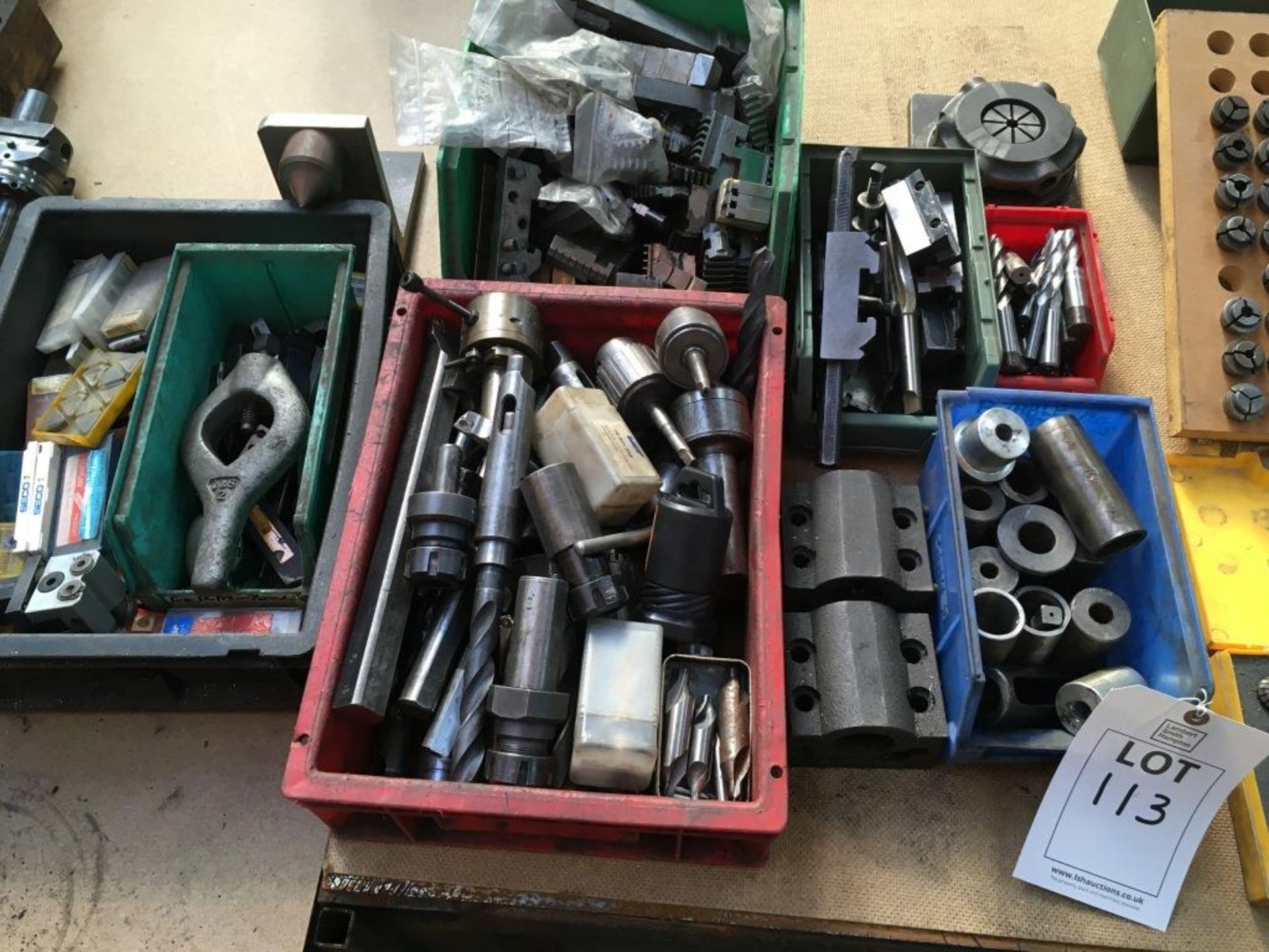 A quantity of collets, tool holders, chuck jaws and drill bits - Image 3 of 6