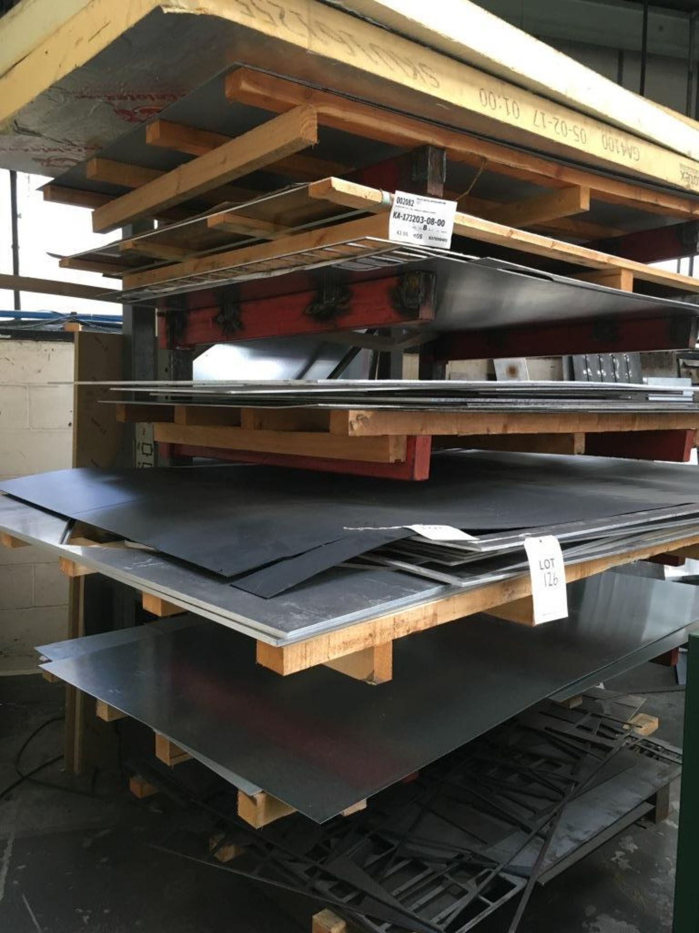 The stock of metal and offcuts, as lotted. To be collected by Wednesday 20th February 2019 - Image 6 of 9