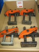 4 x Carver Machine Clamps