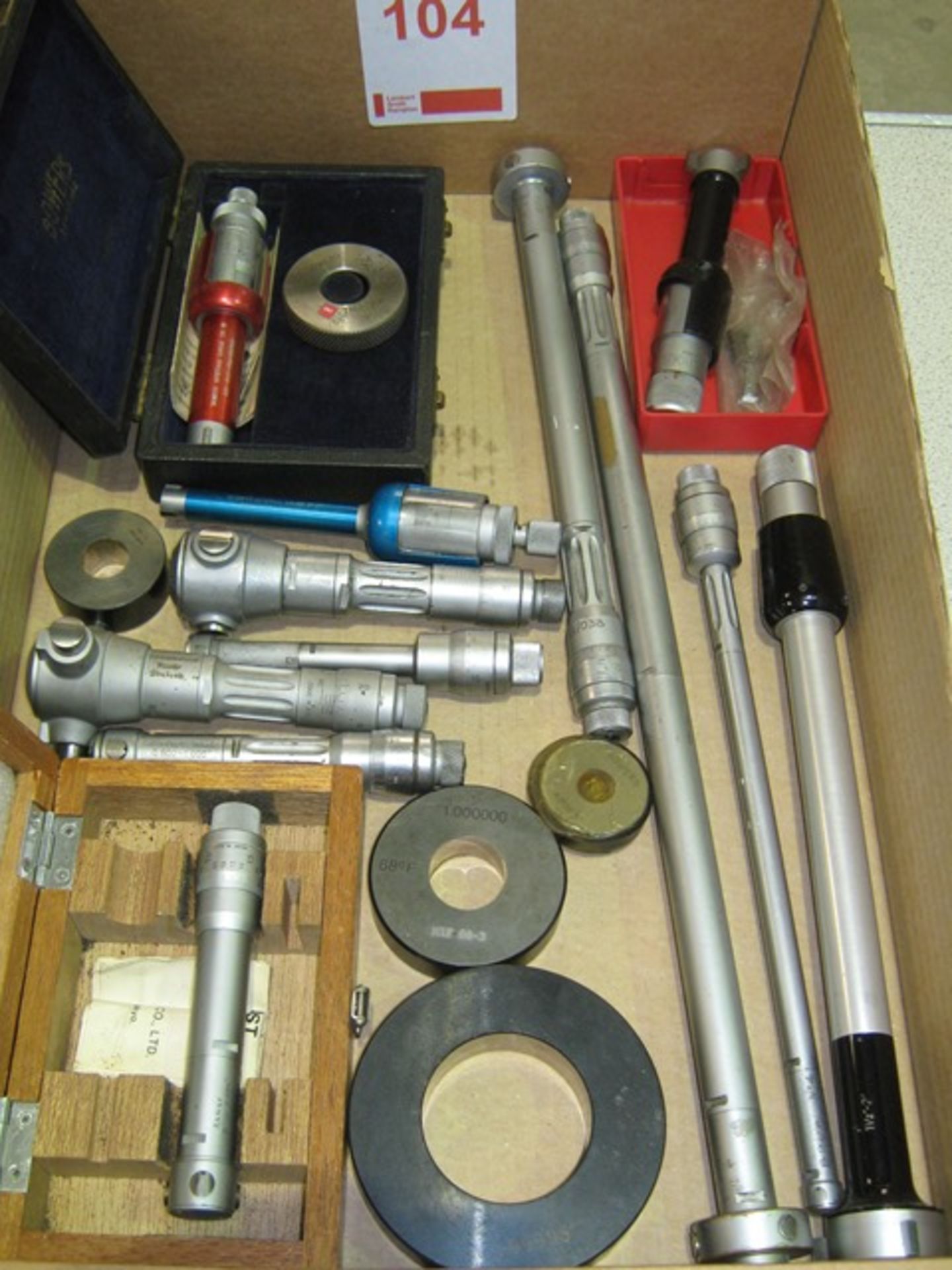 Various Three Point Bore Micrometers and Rings