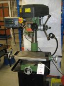 Warco Milling Machine Model Number RF-20 Serial Number 837042 240V 580x190mm Bed, R8 Spindle,