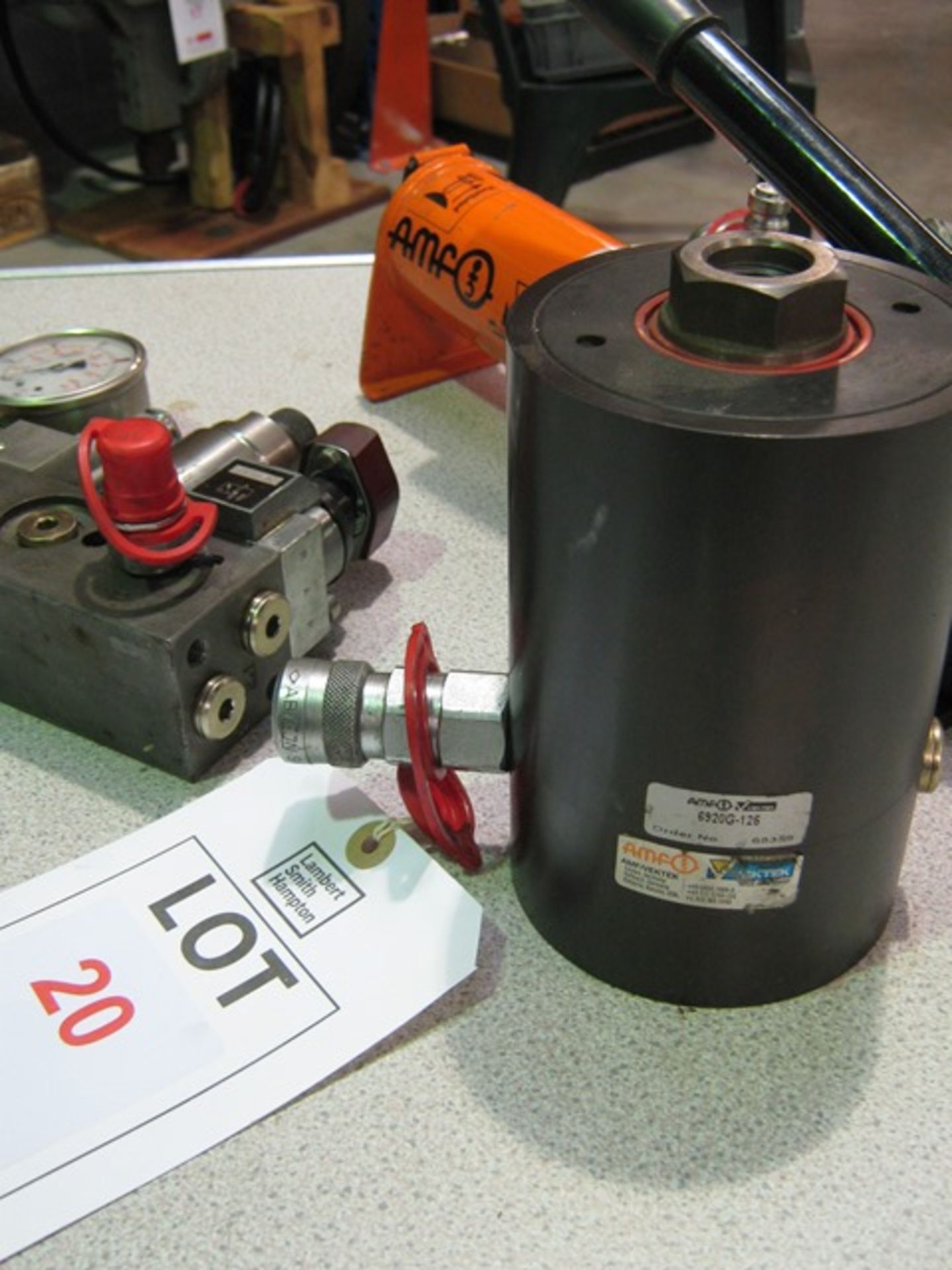 AMF Hydraulic Pump and Jack - Image 2 of 2