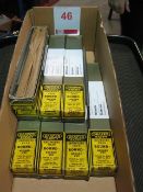 8 x Boxes of 12 Round Second Cut Files, 10" (unused)