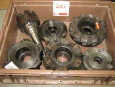 6 x Tipped Milling Cutters