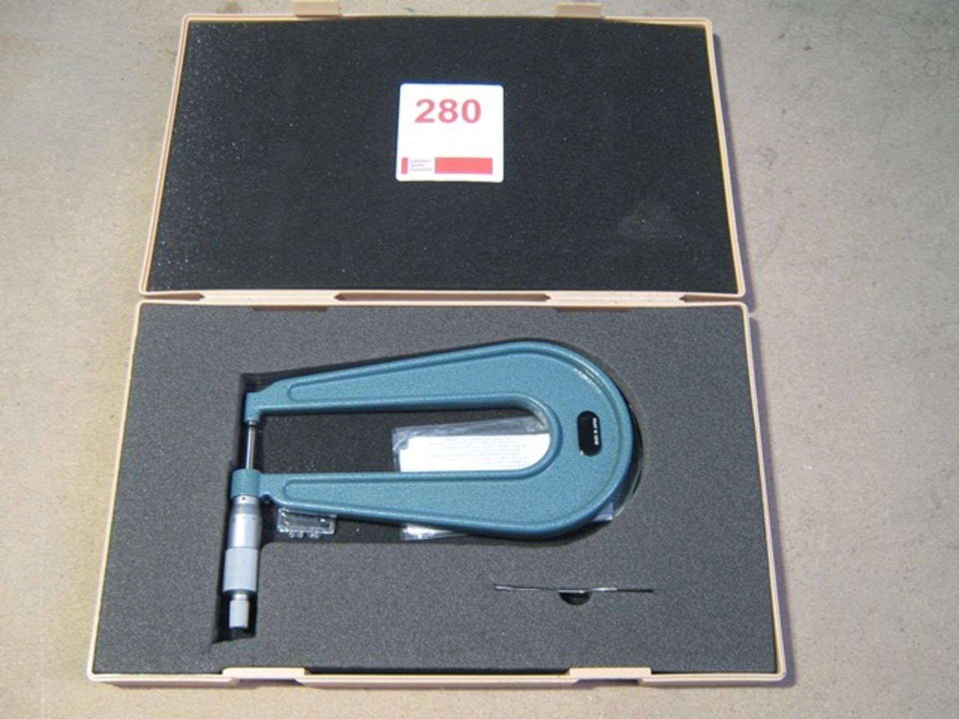 Mitutoyo Deep Throat Micrometer, 0-25mm