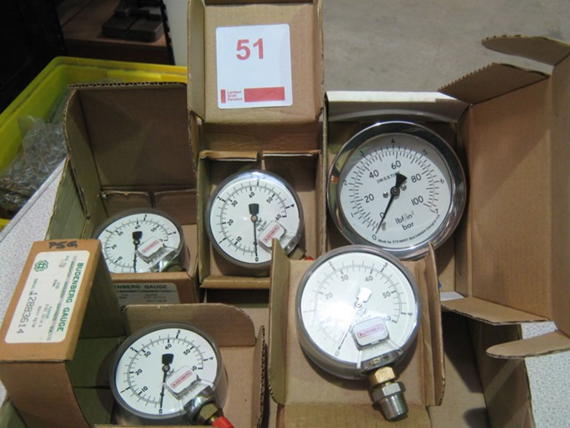 5 x Various Pressure Gauges