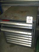 Nu-Era Nine Drawer Tool Cabinet 30" x 28" deep x 30" high