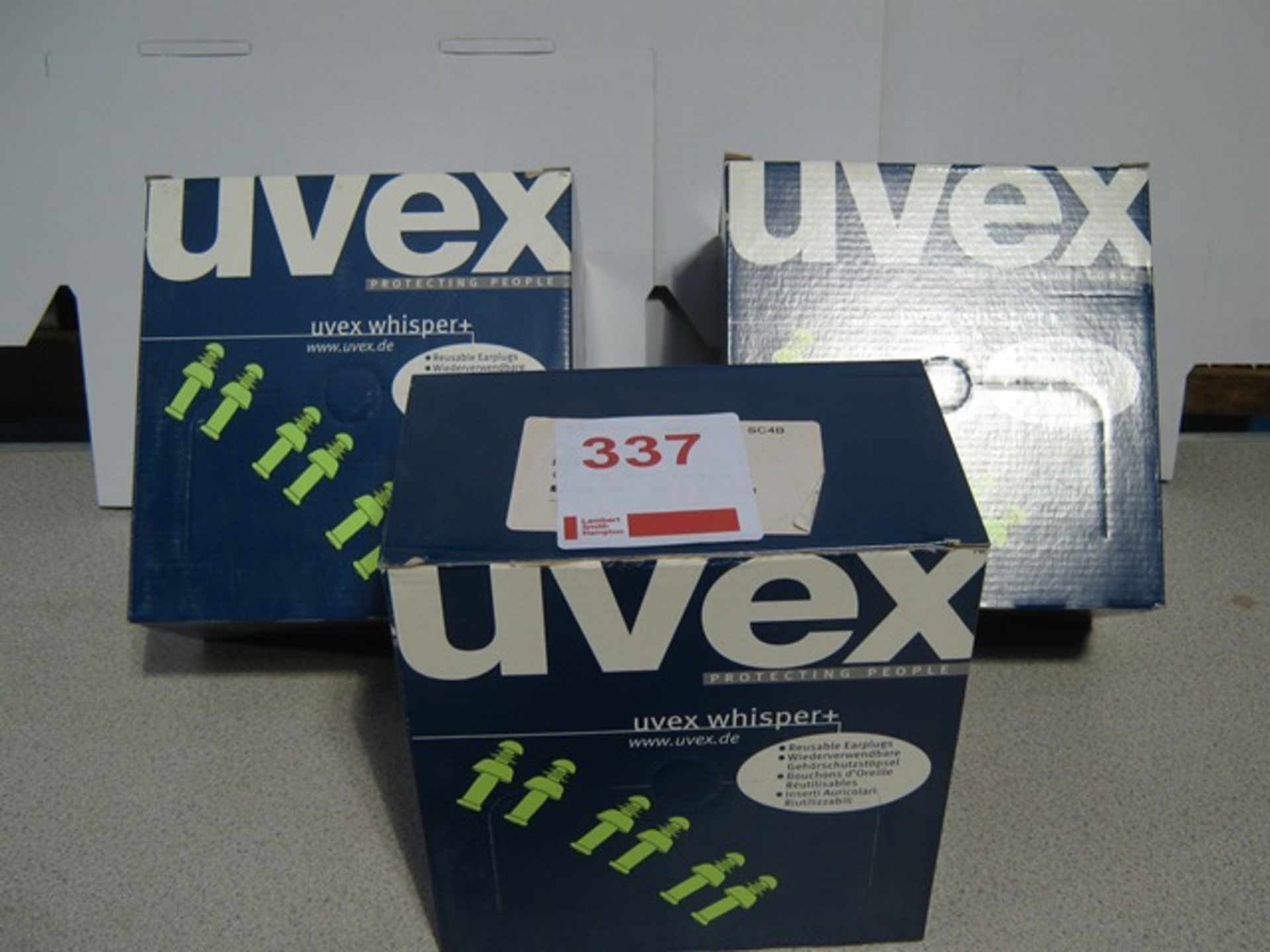 3 x boxes Uvex Earplugs