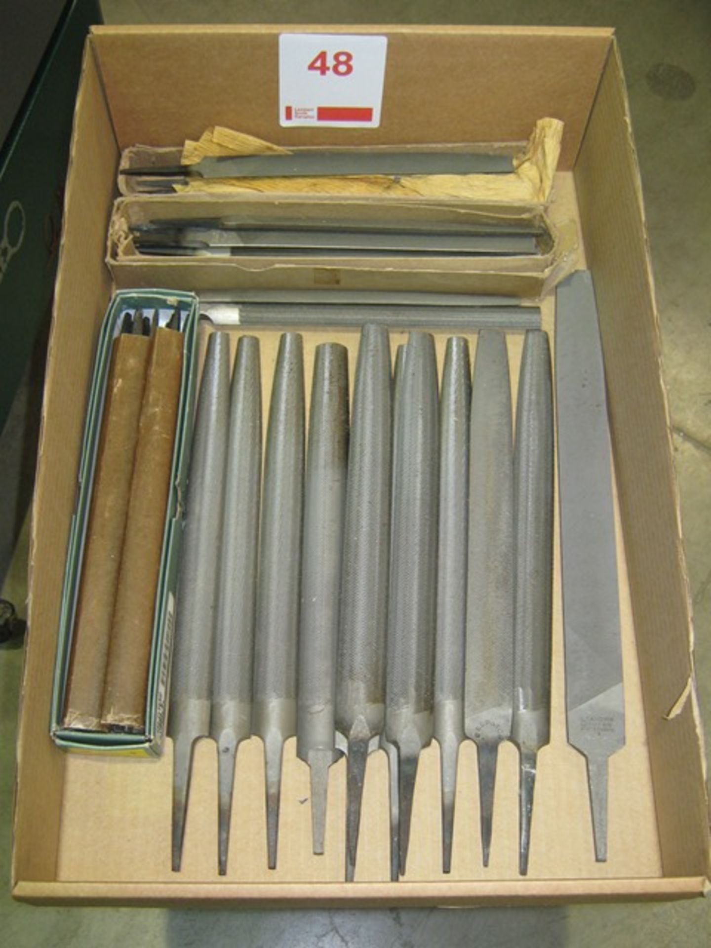 Box of Half Round Hand Files (unused)