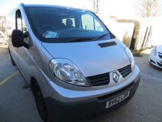 Renault Traffic LL29 DCi Diesel 6 seater Panel Van with side windows Reg No BV62LZR 1996cc d.o.r.