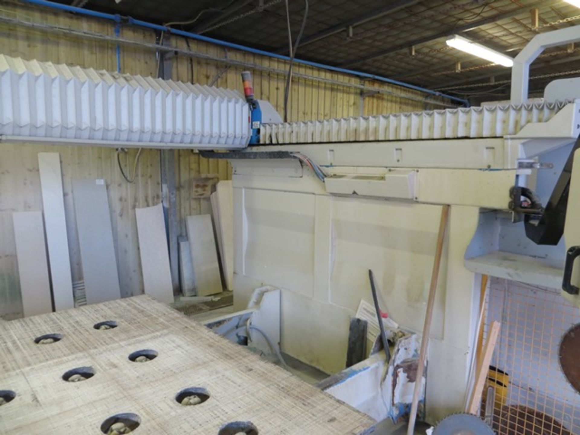 Denver Skema Logic monobloc bridge saw with wire safety guard and OSAI control panel (c2007). A work - Image 5 of 6