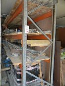 Eighteen various bays of heavy duty slot together pallet racking (collection last day of clearance)