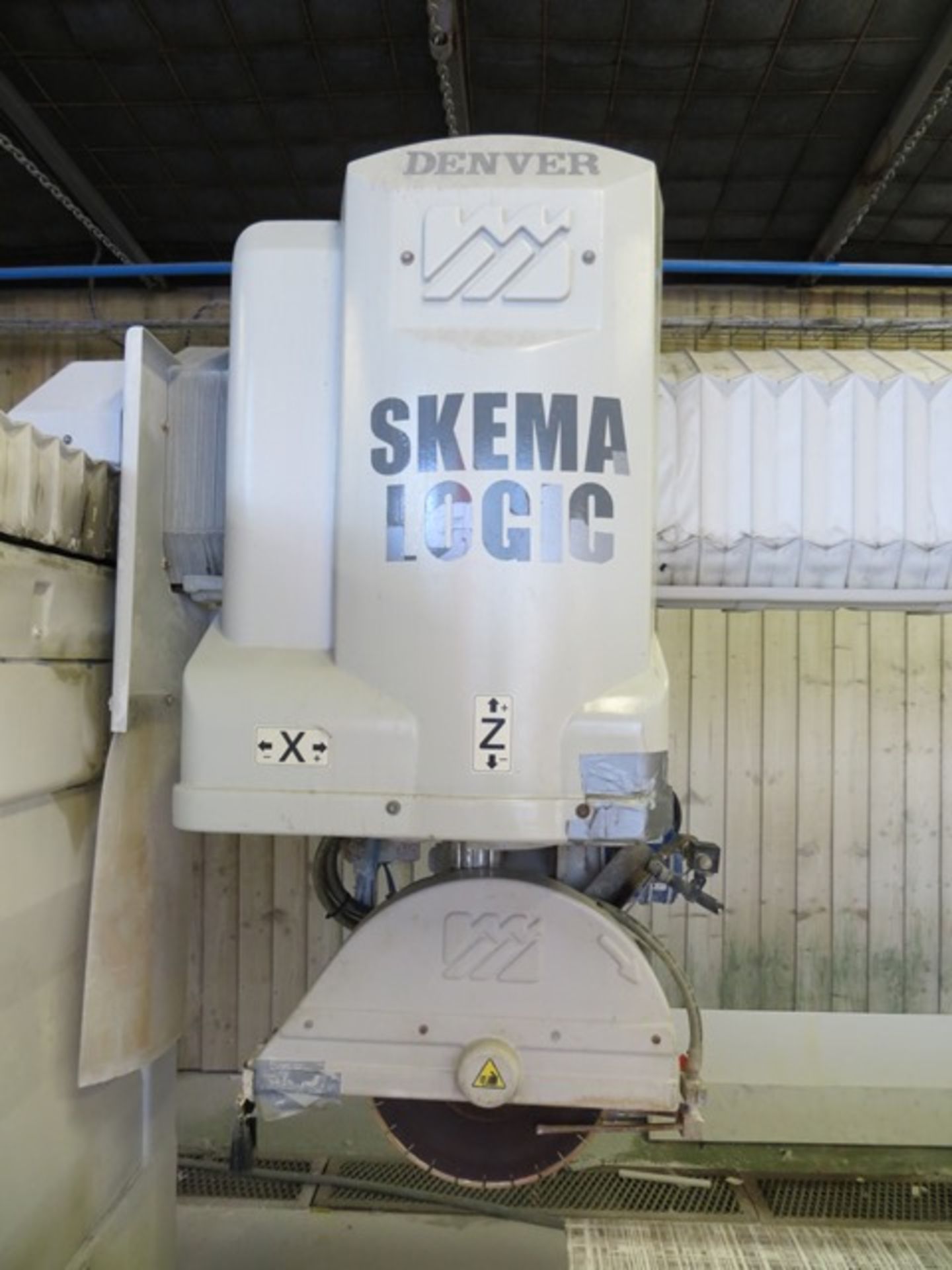 Denver Skema Logic monobloc bridge saw with wire safety guard and OSAI control panel (c2007). A work - Image 3 of 6