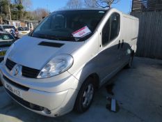 Renault Traffic SL27 Sport Dci 115 diesel panel van Reg No PE61 KSZ 1996cc d.o.r. 16/12/2011 tax