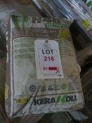 126 bags of Kerakoll H40 Eco Tenaflex Grau aggregate/adhesive 25Kg bags on 3 pallets
