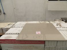 Two Pallets Containing 240 Light Grey Polished Ceramic Tiles 600mm x 600mm x10mm