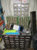 Four Multistorage containers & contents as lotted